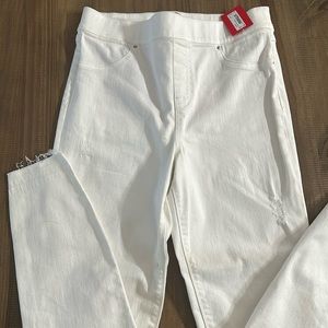 Brand new with tag Spanx Distressed Skinny Jean.  Size Large